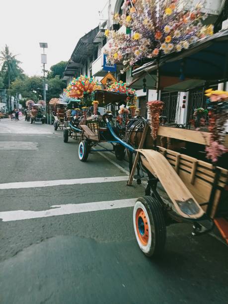 istock Equestrian parade in the old town 1505374618