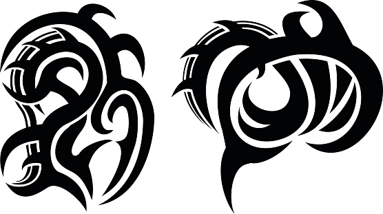 Tribal Tattoo Design. Zip includes CDR, AI and high-res JPEG files.
