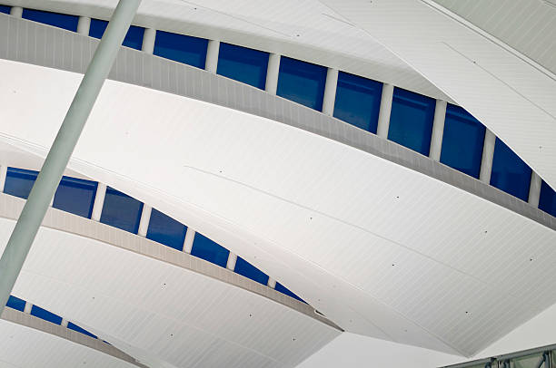istock Modern Architecture on Airport Railing Station 150540398