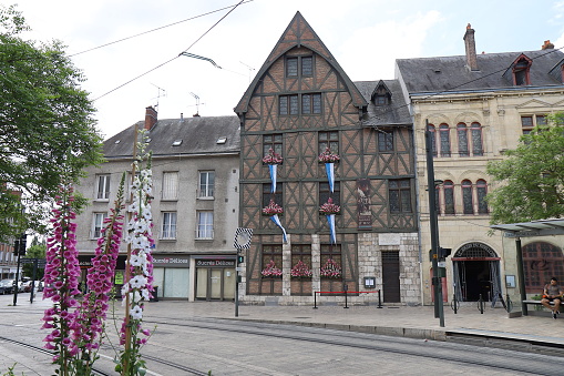 Joan of Arc's house, exterior view, city of Orleans, department of Loiret, France