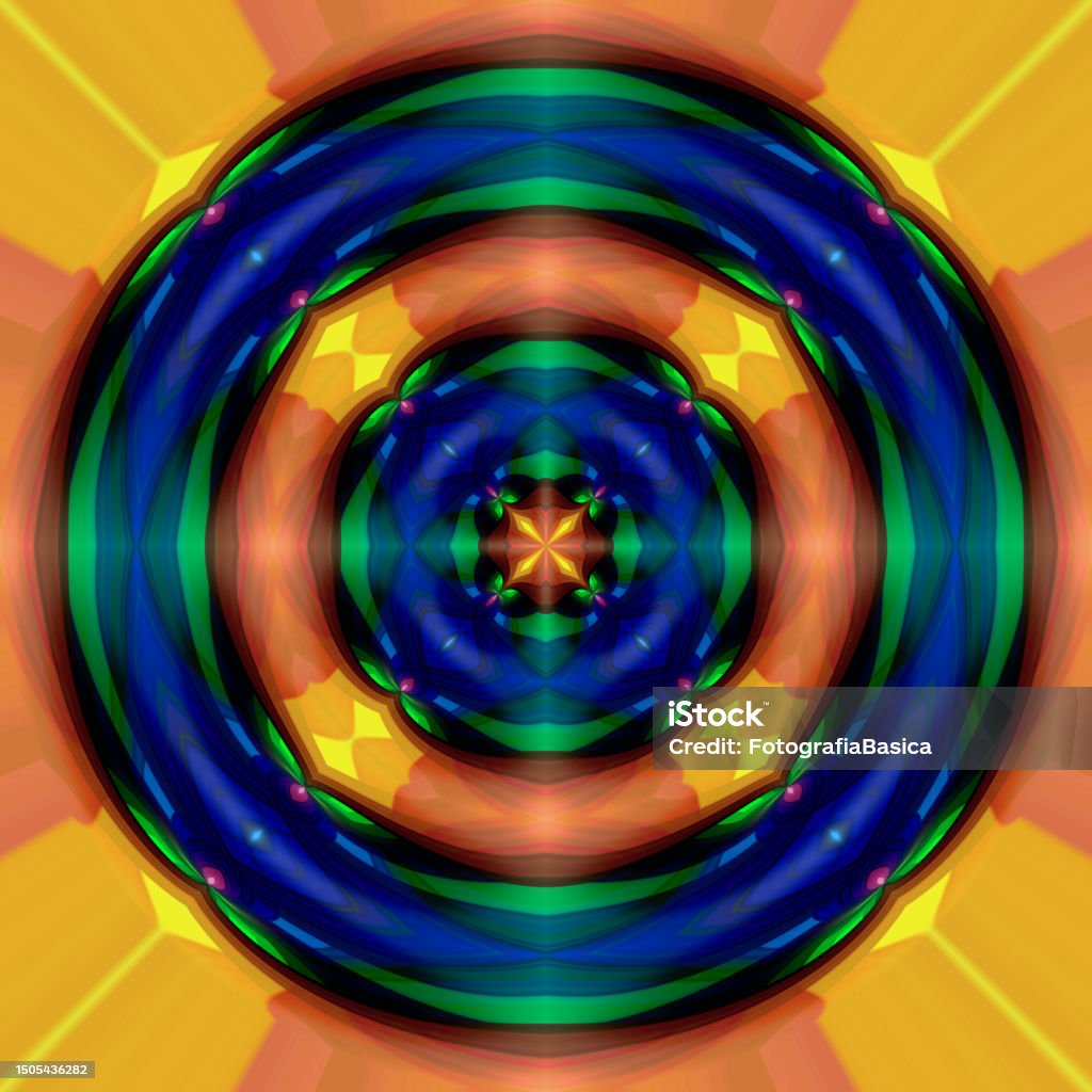 Concecentric Shape Circular Concentric Shapes Stock Illustration - Download Image Now ...