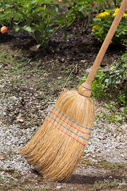 istock Traditional  sorghum broom 150543925