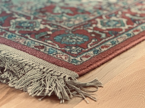 A Persian carpet or Persian rug is a heavy textile made for a wide variety of utilitarian and symbolic purposes and produced in Iran for home use, local sale, and export. Carpet weaving is an essential part of Persian culture and Iranian art.  Oriental rugs produced in this area stand out by the variety and elaborateness of its manifold designs.