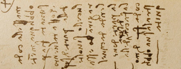 istock Manuscript, drawings, inscriptions by Leonardo Da Vinci in the old book The Codice Sul Volo, by E. Rouveyre , 1893 1505473072