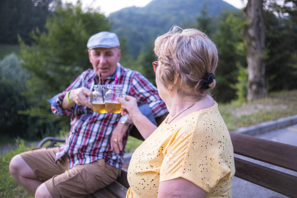 istock Celebration toast for our marriage anniversary 1505477544