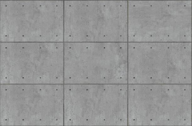 Seamless texture of a monolithic concrete wall 3d illustration. Seamless texture of a monolithic concrete wall concrete in formwork stock pictures, royalty-free photos & images