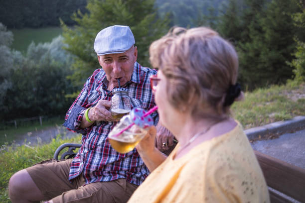 istock Celebration toast for our marriage anniversary 1505481931