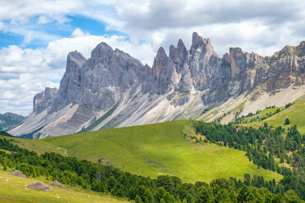 istock Awesome view at Odle mountains in the dolomites 1505531049