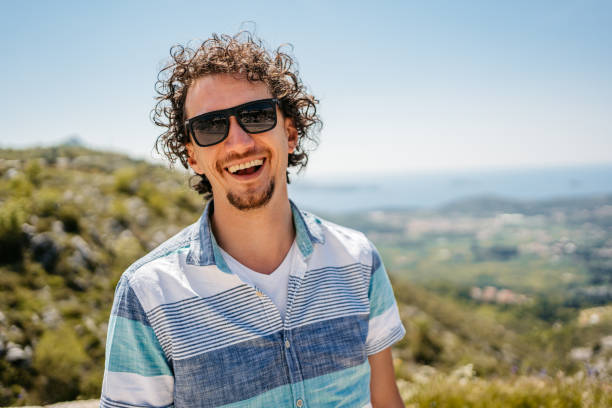 istock Young Man On A High Viewpoint In Croatia 1505545523