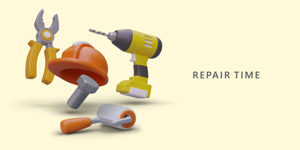 istock Repair of offices. Popular design, trendy styles, fast project execution 1505567145