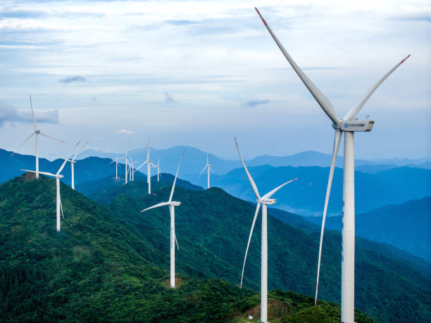 istock Large areas of wind power in the mountains 1505570660
