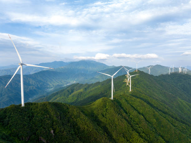 istock Large areas of wind power in the mountains 1505571237