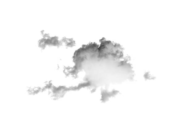 istock white cloud Isolated on white background,Smoke Textured,brush effect 1505591011