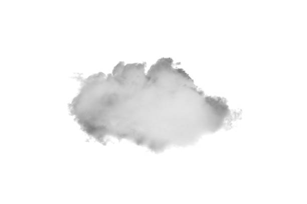 istock white cloud Isolated on white background,Smoke Textured,brush effect 1505593976
