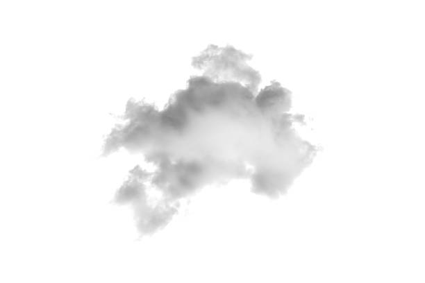 istock white cloud Isolated on white background,Smoke Textured,brush effect 1505593978
