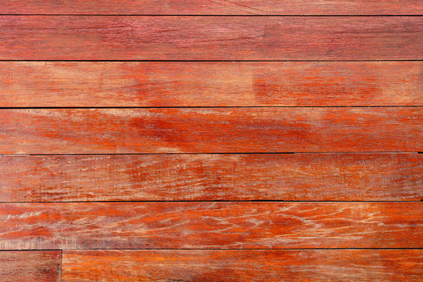 Red brown old wood textured background