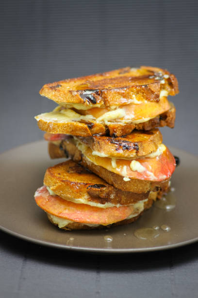 istock Grilled apple and mascarpone sandwich 1505617309