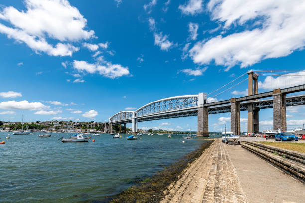istock Tamar River Bank by Bridges 1505624465