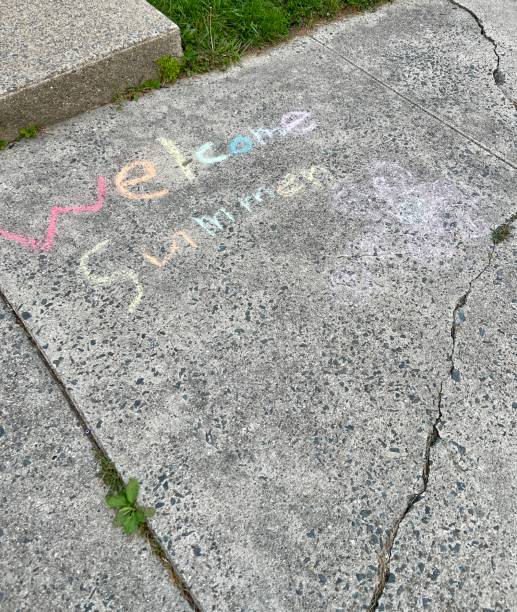istock Welcome to summer written on side walk with chalk 1505639335