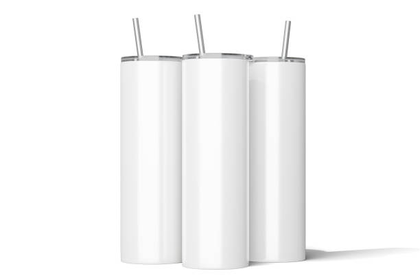 istock Skinny 20 oz tumbler for sublimation. 3d rendering 1505648214