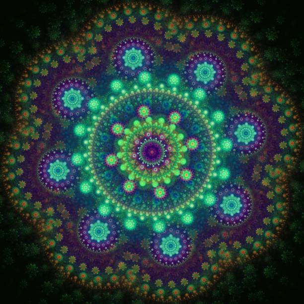istock Vibrant colorful abstract kaleidoscopic background for wallpapers 1505667562