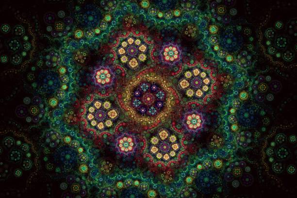 istock Vibrant colorful abstract kaleidoscopic background for wallpapers 1505667575