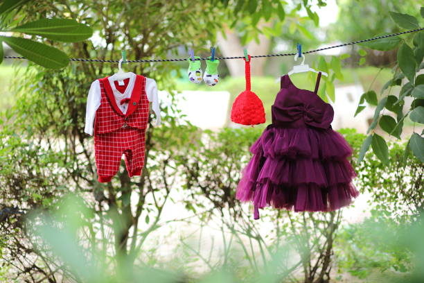 istock Hanging Baby Clothes 1505680027