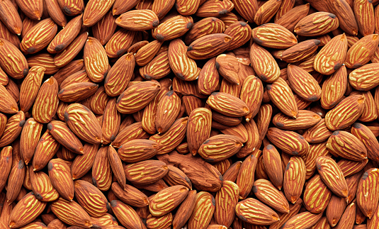 Almonds texture