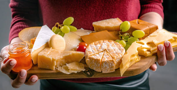 istock Different kinds of cheese for gourmet nutrition 1505687926