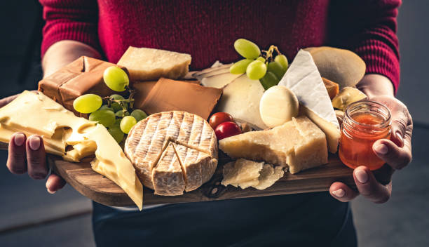 istock Different kinds of cheese for gourmet nutrition 1505688604