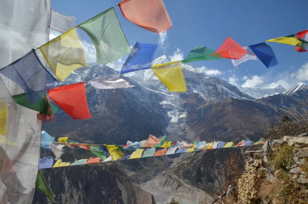 istock Annapurna Circuit in Himalaya in Nepal 1505744830