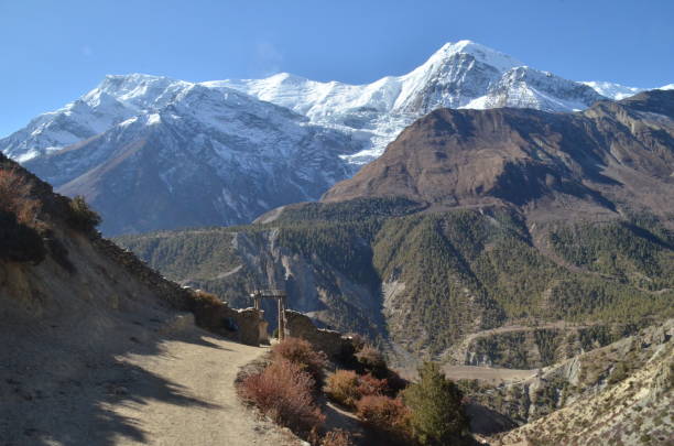 istock Annapurna Circuit in Himalaya in Nepal 1505744854