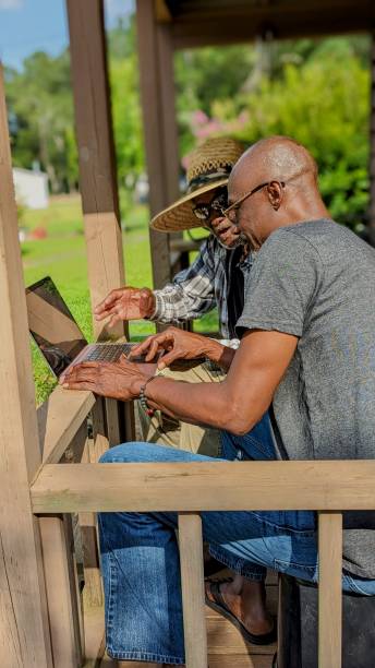 istock Senior African American Man Learning Technology 1505791245