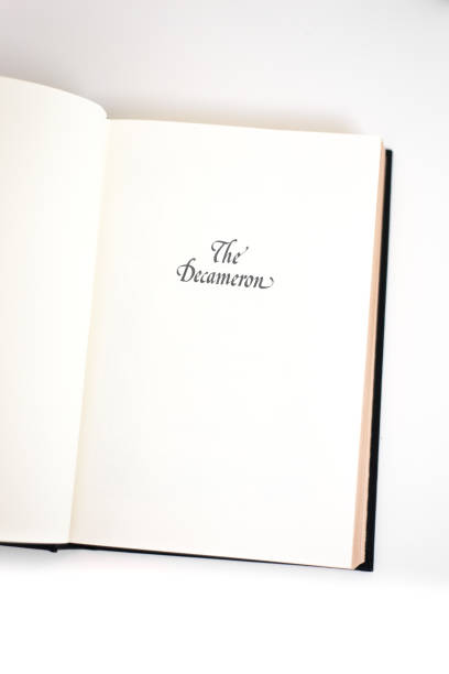 istock Book Open to Title Page: The Decameron 1506181793