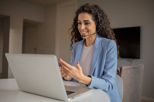 istock Young woman working from home 1506272255
