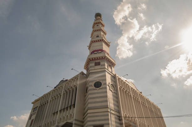 istock Architecture Design View of Al Alawi Mosque with Tower at Afternoon. 1506280274