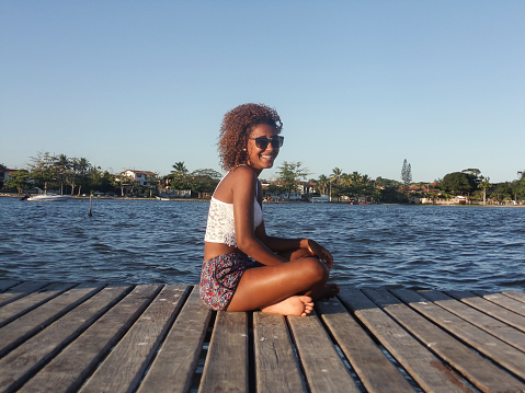 Young woman  enjoying travel lifestyles