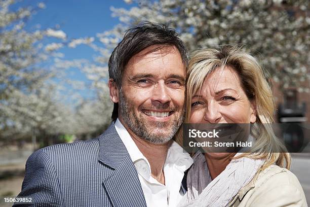 Close Up Of Couples Smiling Face Stock Photo - Download Image Now - 30-39 Years, 35-39 Years, 45-49 Years