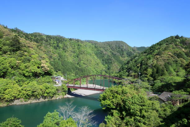 istock View Shimotsui Bridge from Megane Bridge,Early summer (Shimanto Town, Kochi Prefecture) 1506413113