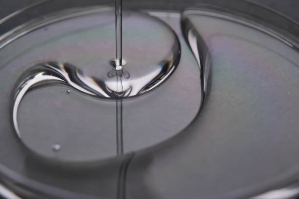 istock A juicy drop of gel on a grey background. 1506476011
