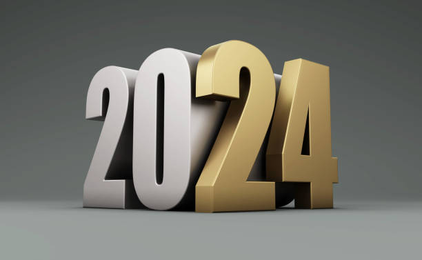 新年2024クリエイティブデザインコンセプト - 2024年 ストックフォトと画像