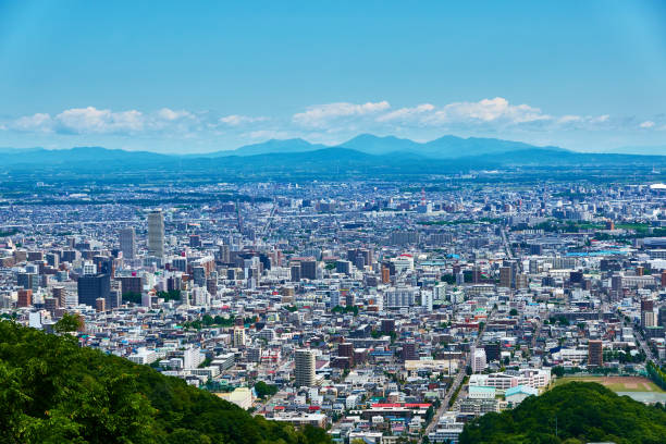 High angle view of cityscape