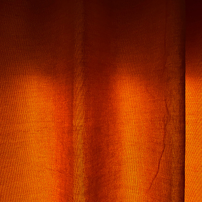 Abstract close up of curtains and shadows