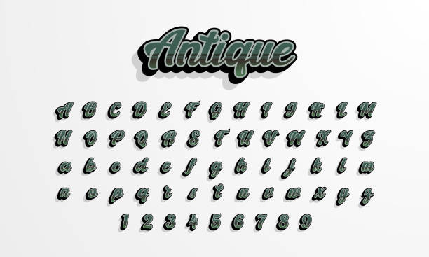 Retro Cartoon Lettering 70+ Old Style Letter Template Cartoon Stock Illustrations, Royalty-Free ...