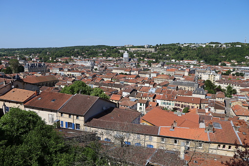 City overview, town of Bar Le Duc, department of Meuse, France