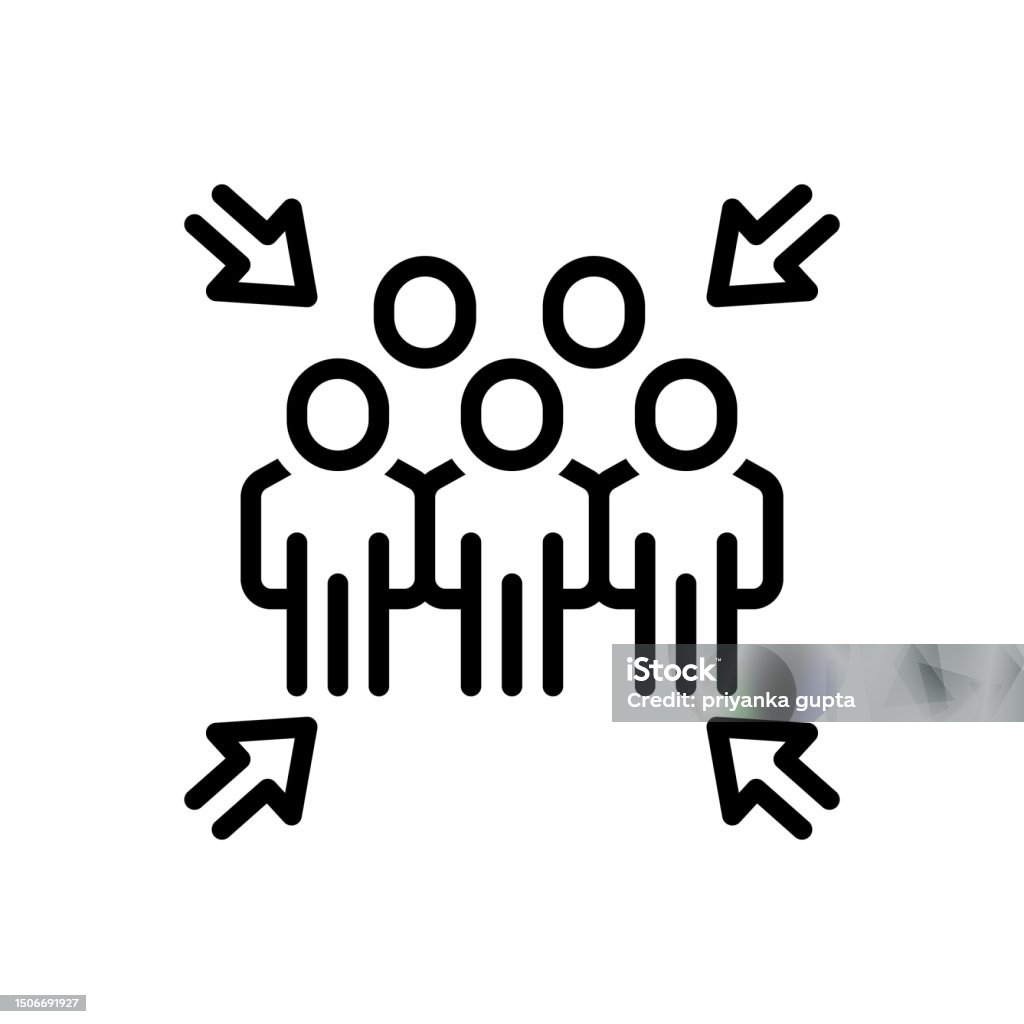 Congregation Icon Transparent Background Gather Congregate Stock Illustration - Download Image Now ...