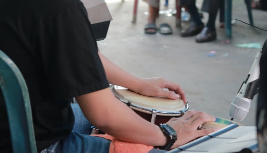 Dangdut drum which is a typical Indonesian percussion instrument