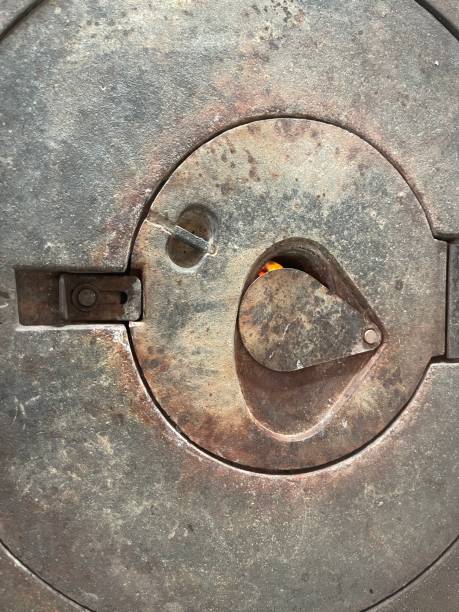 istock steel stove iron and old oven 1506701103
