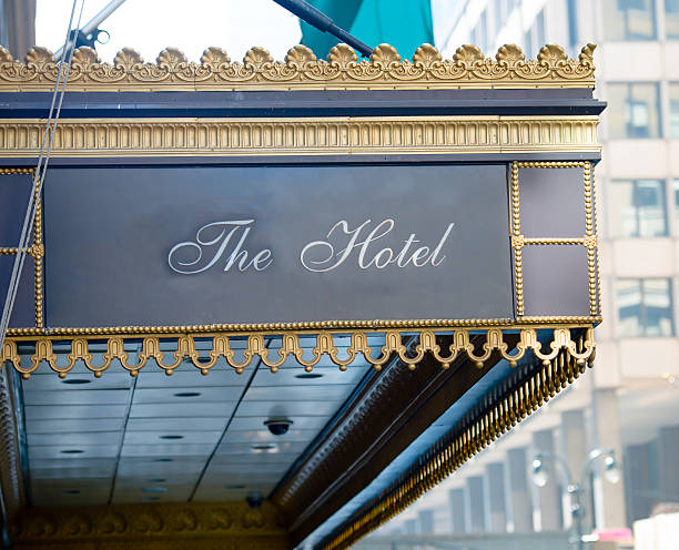 istock Hotel sign in new york 150677112