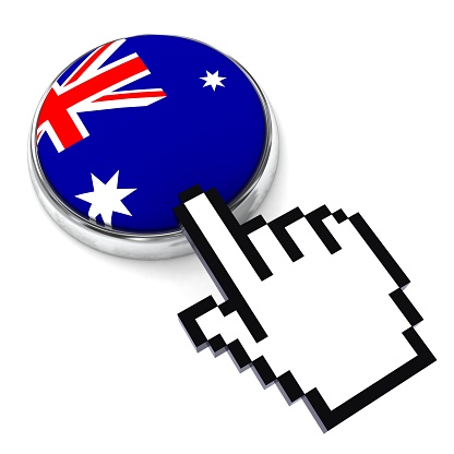 Australia flag button